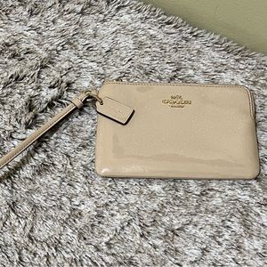 Coach Wristlet Nude Sparkle